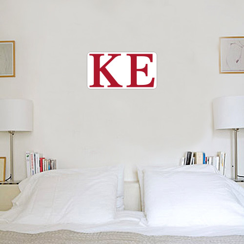  2 ft x 2 ft Fan WallSkinz - One Color Greek Letters