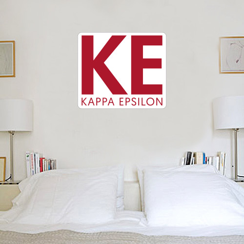  3 ft x 3 ft Fan WallSkinz - KE Kappa Epsilon Stacked