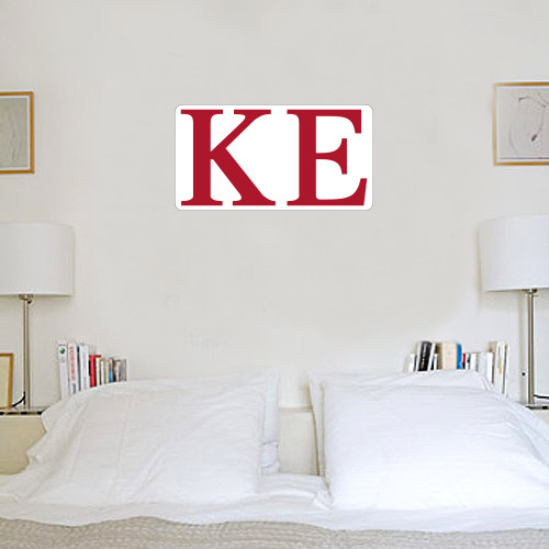  3 ft x 3 ft Fan WallSkinz - One Color Greek Letters