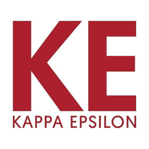 Medium Decal - KE Kappa Epsilon Stacked