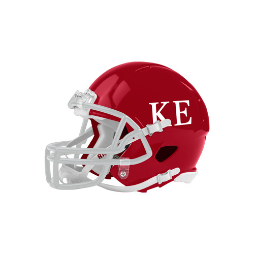  Riddell Replica Cardinal Mini Helmet - One Color Greek Letters