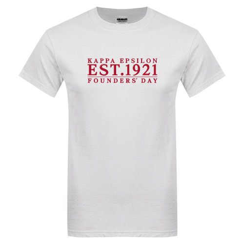 White T Shirt-Founders Day Tradtional