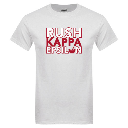 White T Shirt-Rush Stacked