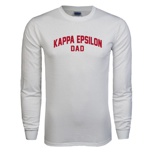White Long Sleeve T Shirt-Dad