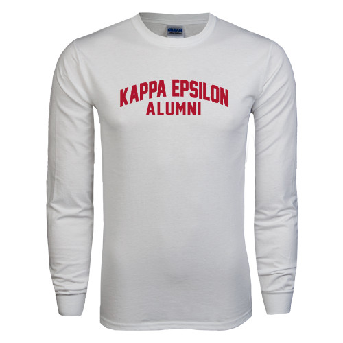 White Long Sleeve T Shirt-Alumni