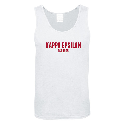 White Tank Top-Est Year