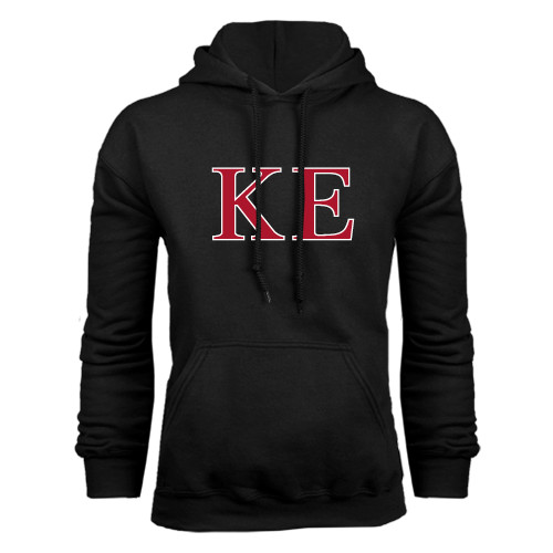 Black Fleece Hoodie-Two Color Greek Letters
