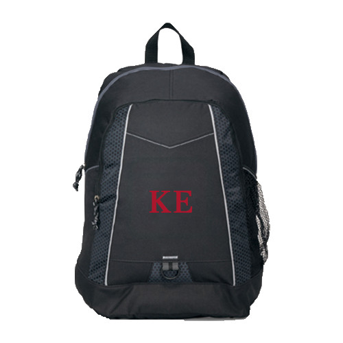  Black Impulse Backpack - One Color Greek Letters