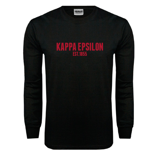 Black Long Sleeve T Shirt-Est Year