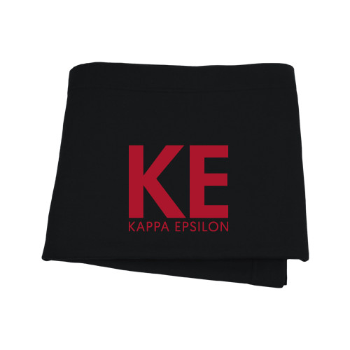  Black Sweatshirt Blanket - KE Kappa Epsilon Stacked