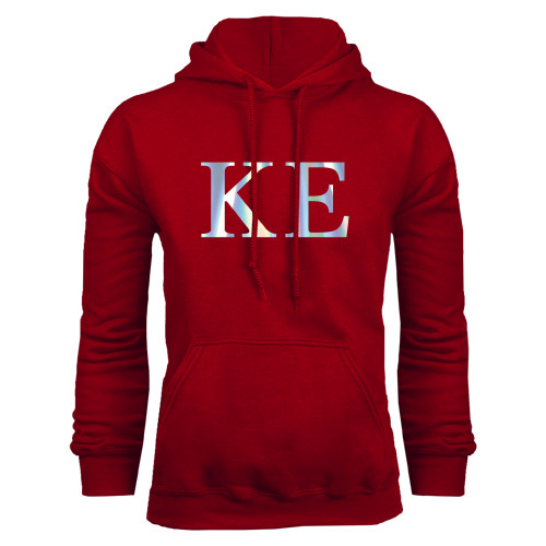 Cardinal Fleece Hoodie-Greek Letters Foil