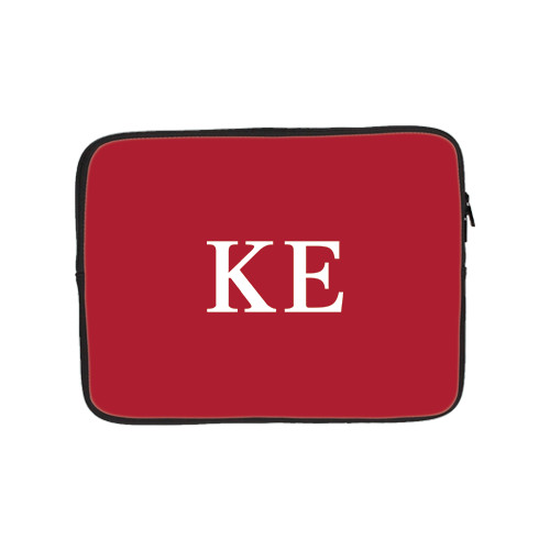 10 inch Neoprene iPad/Tablet Sleeve-One Color Greek Letters