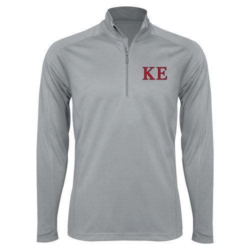 Syntrel Platinum Interlock 1/4 Zip-Two Color Greek Letters