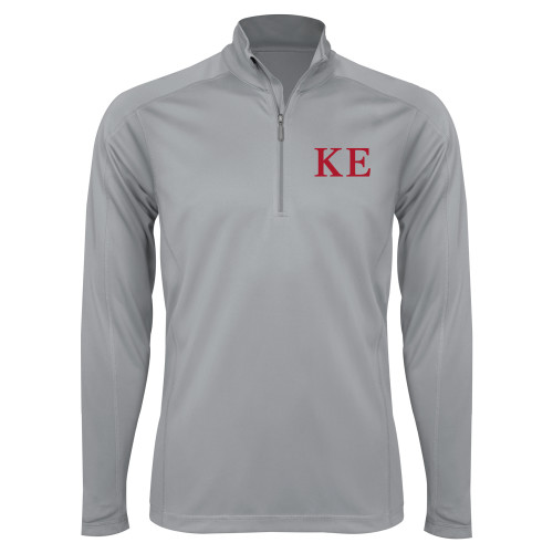 Syntrel Platinum Interlock 1/4 Zip-One Color Greek Letters