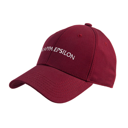 Cardinal Structured Adjustable Pro Style Hat-Arched Kappa Epsilon