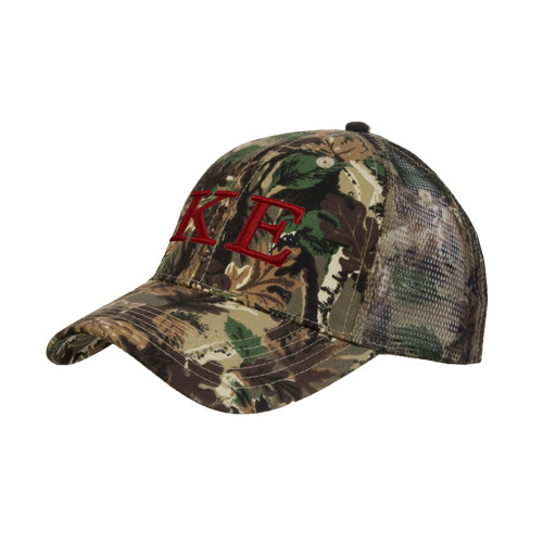 Camo Pro Style Mesh Back Structured Hat-One Color Greek Letters