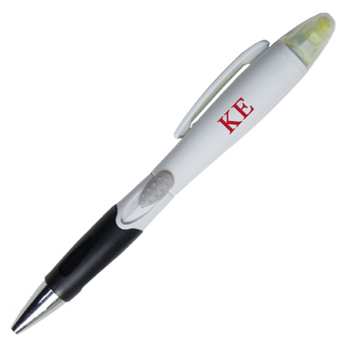  Blossom White Pen/Highlighter - One Color Greek Letters