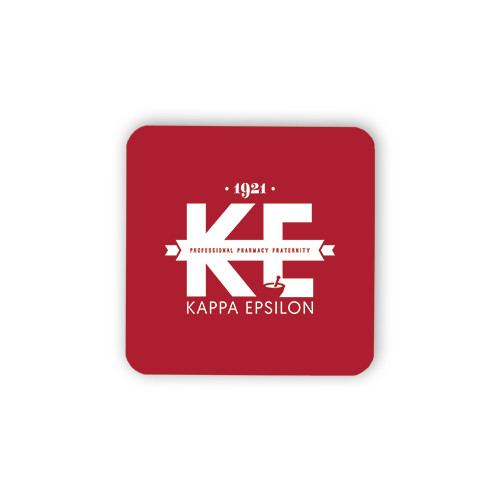 Hardboard Coaster w/Cork Backing-Primary Mark