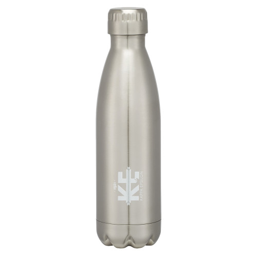  Swig Stainless Steel Silver Bottle 16oz - Primary Mark w/out Text Engraved