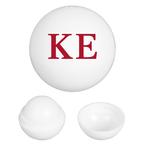  White Lip Moisturizer Ball - One Color Greek Letters