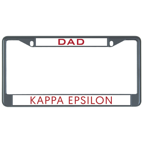  Dad Metal License Plate Frame in Black - Dad