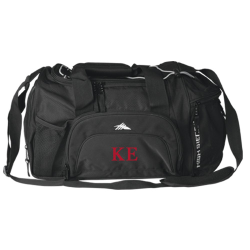  High Sierra Black Switch Blade Duffel - One Color Greek Letters