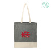 Thumbnail image for  Split Recycled Black Cotton Twill Convention Tote