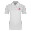 Thumbnail image for  Womens Silk Touch White Pique Polo