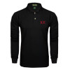 Thumbnail image for  Black Long Sleeve Polo