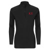 Thumbnail image for  Syntrel Womens Black Interlock 1/4 Zip