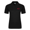 Thumbnail image for  Womens Silk Touch Black Pique Polo