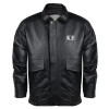 Thumbnail image for  Black Buffed Bomber Jacket