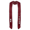 Thumbnail image for  Cardinal Graduation Stole w/White Trim