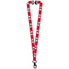 Thumbnail image for  3/4 Inch Smooth Polyester Sublimated Lanyard w/Black Lobster Claw and Breakaway