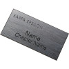 Thumbnail image for  Brushed Silver w/ Black Name Badge