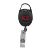 Thumbnail image for  Black Oval Retractable Badge Holder w/Clip