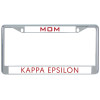 Thumbnail image for  Mom Metal License Plate Frame in Chrome