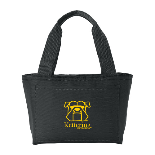  Insulated Black Lunch Tote - Primary Mark