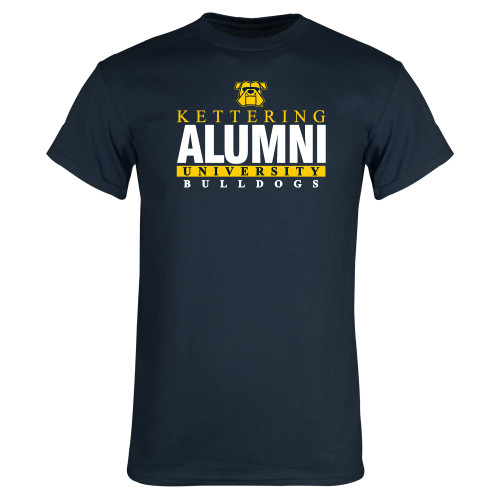  Navy T Shirt - Kettering University Bulldogs Alumni