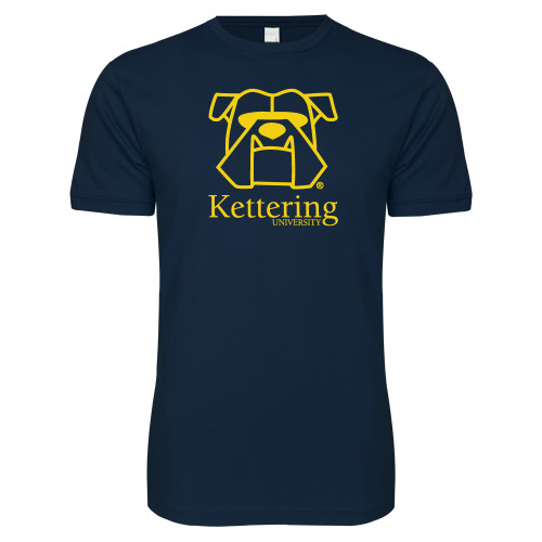  Next Level Navy SoftStyle T Shirt - Primary Mark