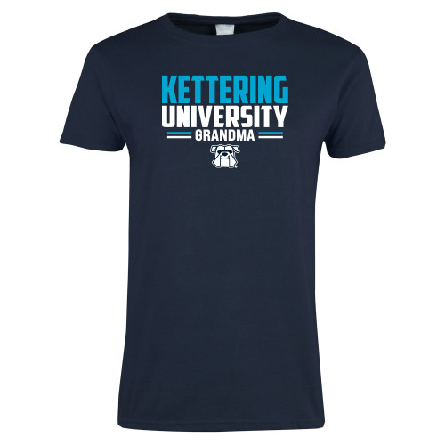  Womens Navy Short Sleeve Tee - Kettering University Grandma