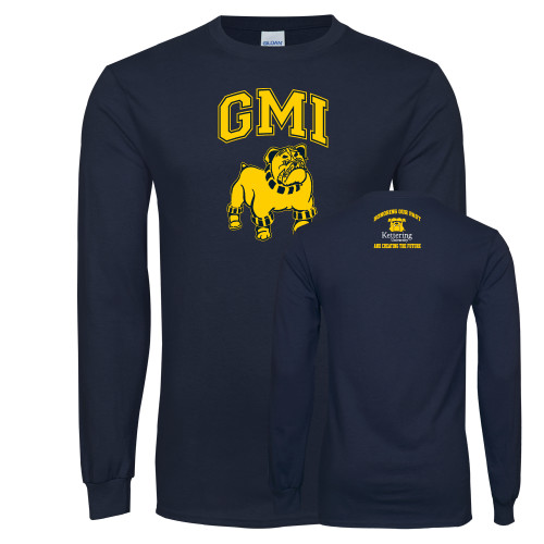  Navy Long Sleeve T-Shirt - GMI