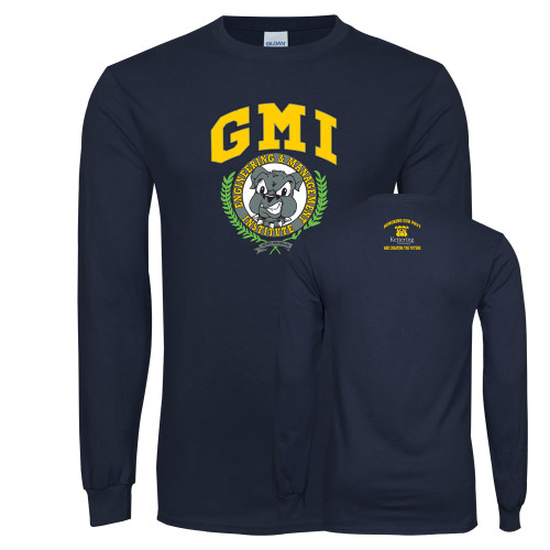  Navy Long Sleeve T-Shirt - Retro Gmiemi
