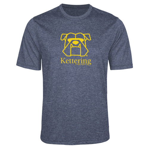  Navy Heather Performance Contender Tee - Primary Mark