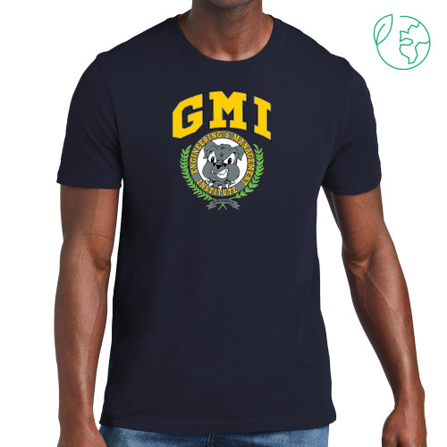  Allmade Navy Organic Cotton Tee - Retro Gmiemi