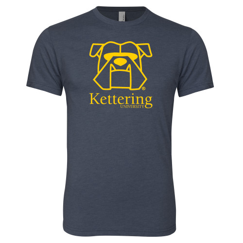  Next Level Navy Triblend Tee - Primary Mark