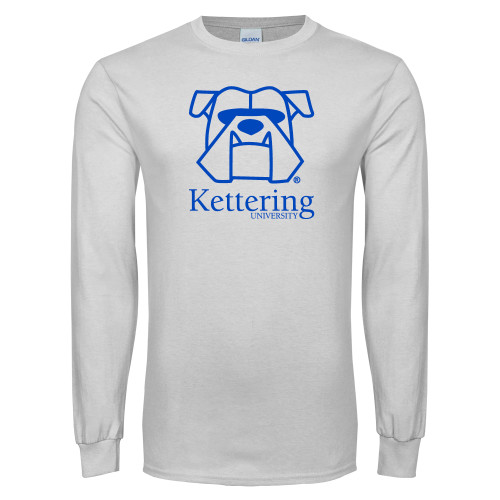  White Long Sleeve T Shirt - Primary Mark