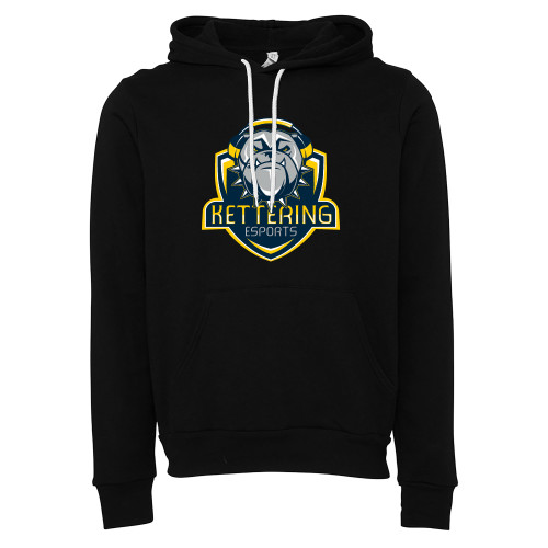  Bella + Canvas Black Fleece Hood - Kettering Esports