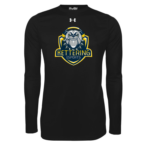  Under Armour Black Long Sleeve Tech Tee - Kettering Esports