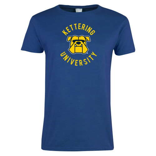  Womens Royal Short Sleeve Tee - Circle
